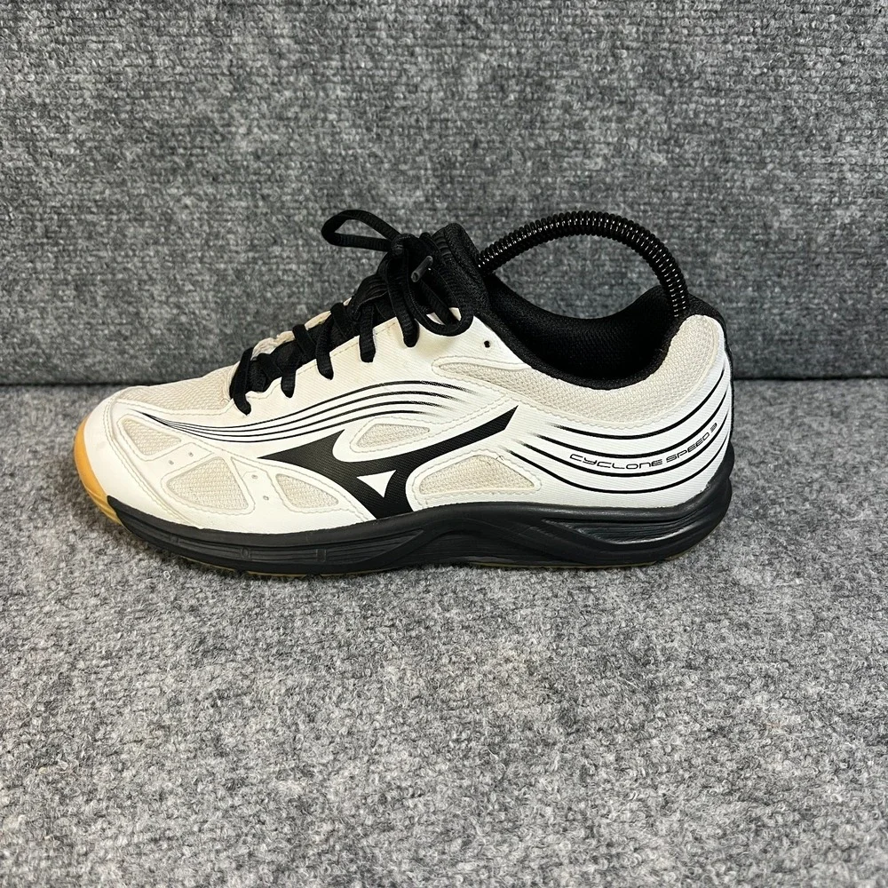 Mizuno‎ Cyclone Speed 3 430297-0090 Sneakers Womens US 9 White Volleyball Shoes